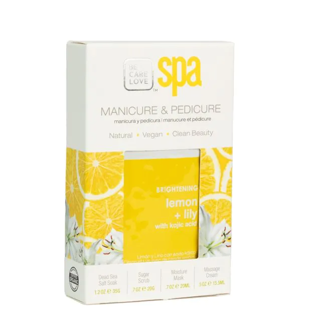 BCL SPA Lemon + Lily Complete 4-step System Packet Box