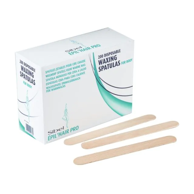 Sibel Epil Hair Houten Spatels - lichaam 200 Stk