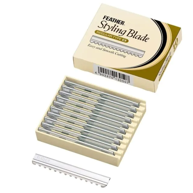 Sibel Vervangmesjes Feather 5 X 10 Stuks + Reservoir